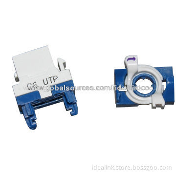 Cat6A Keystone Jack, Toolless Type, Unshielded